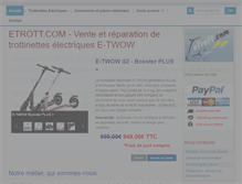 Tablet Screenshot of letrott.com